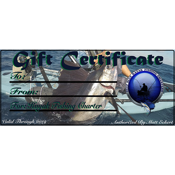 Shop DEEP BLUE Kayak Fishing for Apparel, Gift Certificates and More!